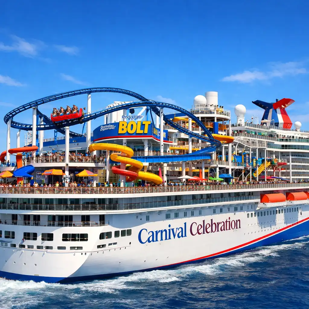 Carnival Celebration – statek z roller coasterem