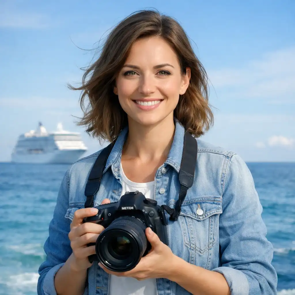 Portret Ewy Wiśniewskiej, fotografki i autorki relacji z rejsów
