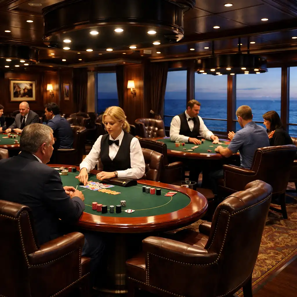 Poker room na Royal Caribbean Oasis of the Seas